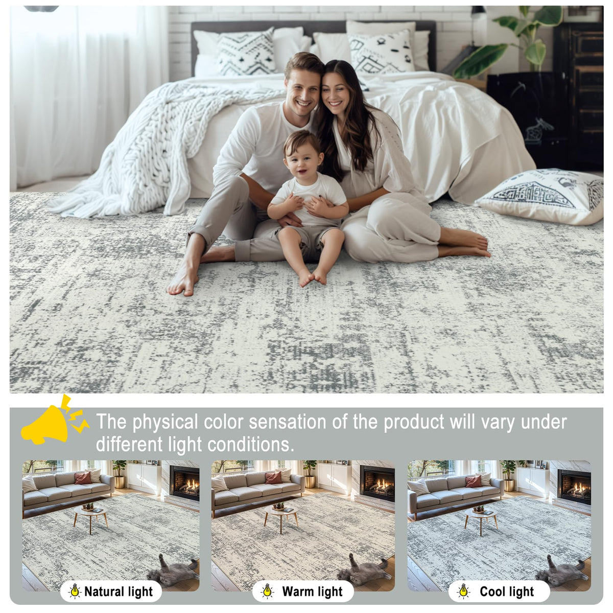 Color stays neutral, blending with farmhouse, gray, and modern interiors.