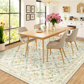PLHXFR non-slip backing highlights safety in high-traffic areas and homes with kids.