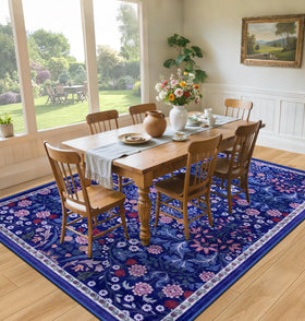 PLHXFR non-slip backing keeps rug in place on floors