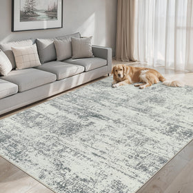 Dense low-pile texture provides soft footing for kids and pets.