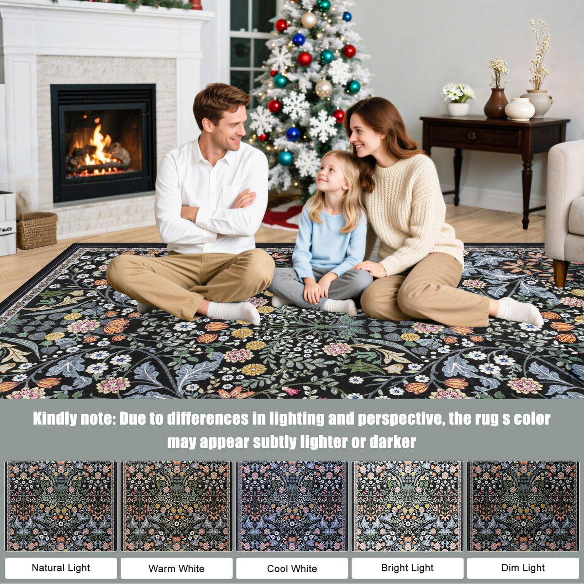 PLHXFR Room setup idea showing this rug as a focal decor piece.