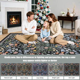 PLHXFR Room setup idea showing this rug as a focal decor piece.