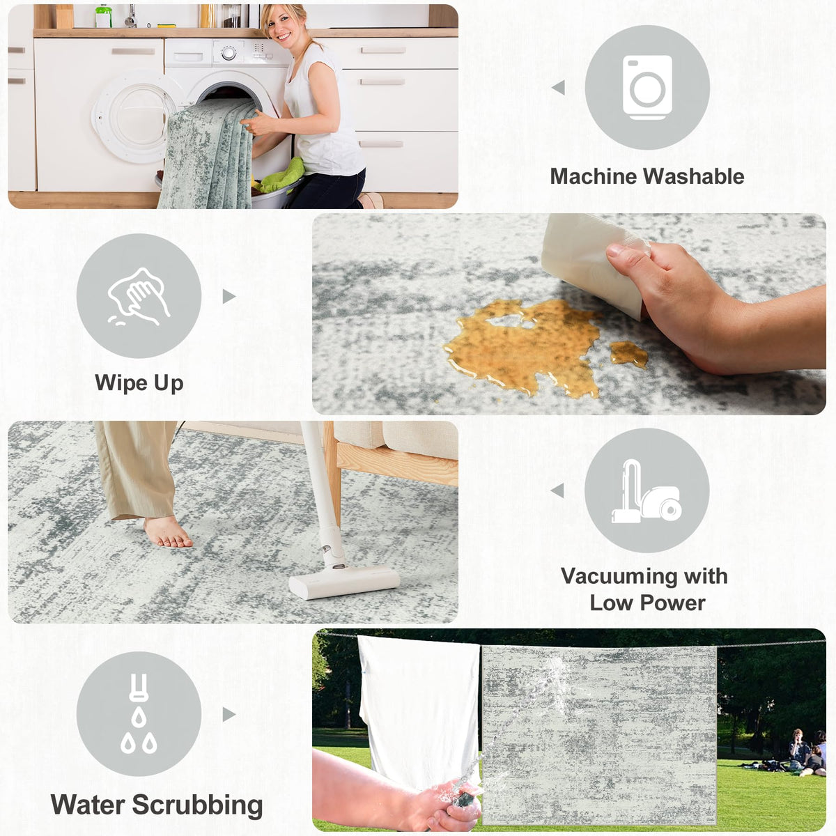 Skin-friendly, odor-free materials create a comfortable play area.