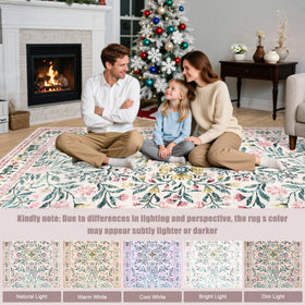 PLHXFR skin-friendly rug safe for kids and pets.