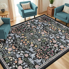 PLHXFR ultra-soft low-pile rug, comfortable underfoot