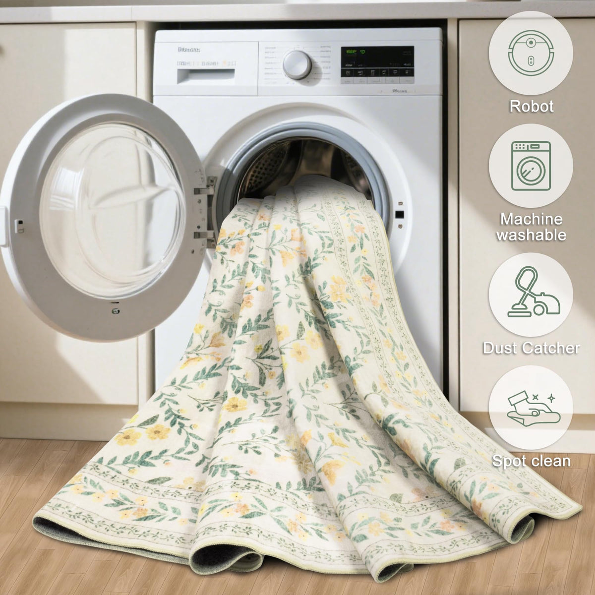 PLHXFR ultra-soft low pile delivers barefoot comfort without excessive pile height.