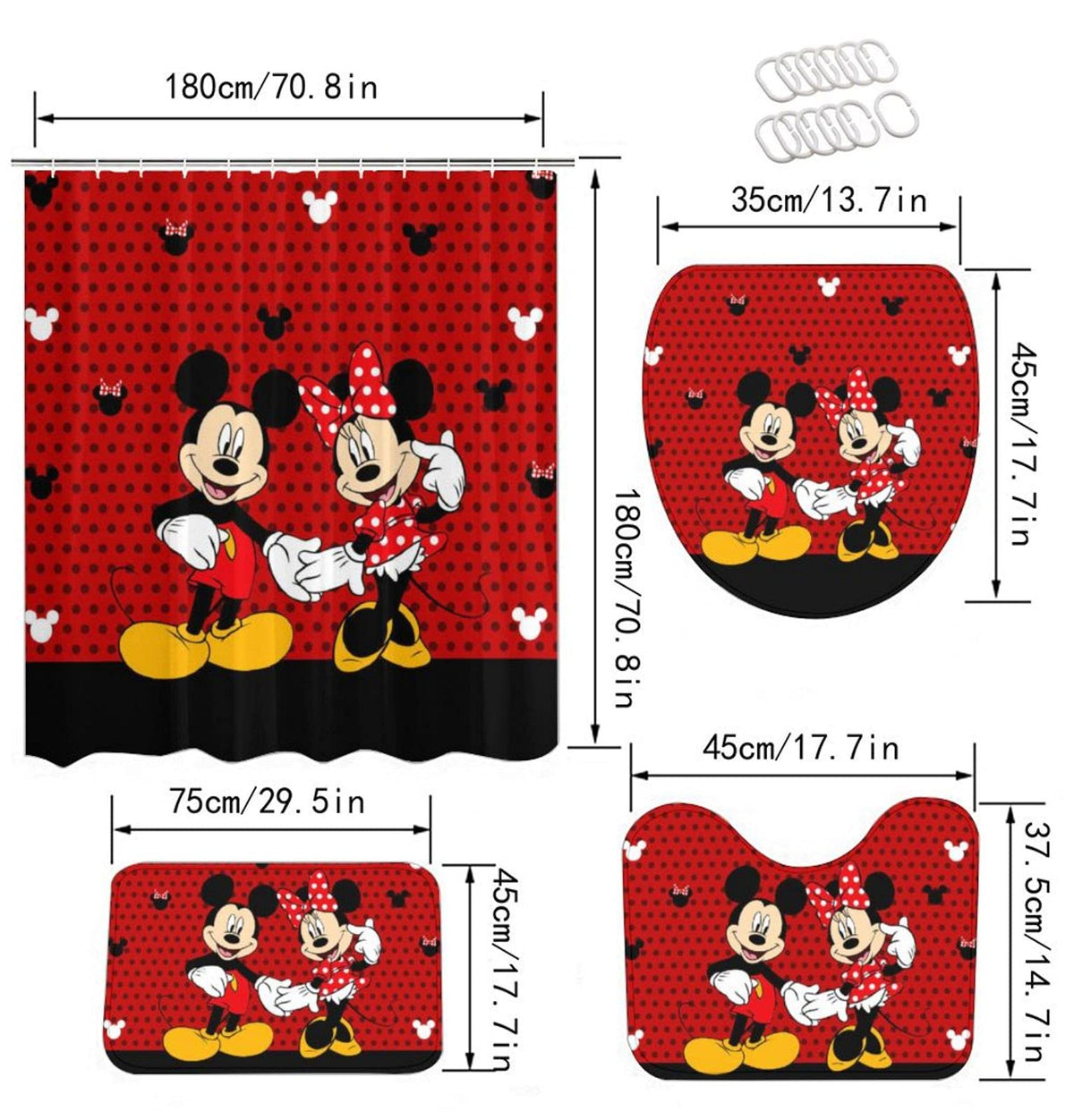 PLMZUOK HD print curtain detail with vibrant colors.
