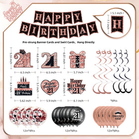 PLOZZY rose gold balloons elevate the celebration with sparkle.