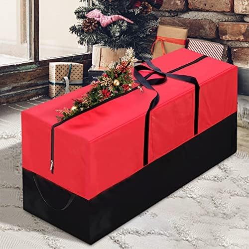 PLTCAT Christmas Tree Storage Bag with front pocket for labeling and quick access.