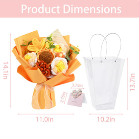 Plukers gift set bouquet with card—ready to give for special occasions