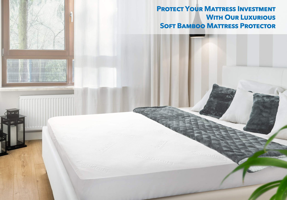 PlushDeluxe Twin XL protector fits mattresses up to 18 inches deep.