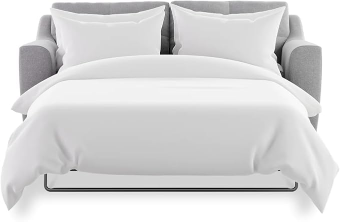 PLUSHY COMFORT 4 piece set for queen sleeper sofa beds with flat and fitted sheets