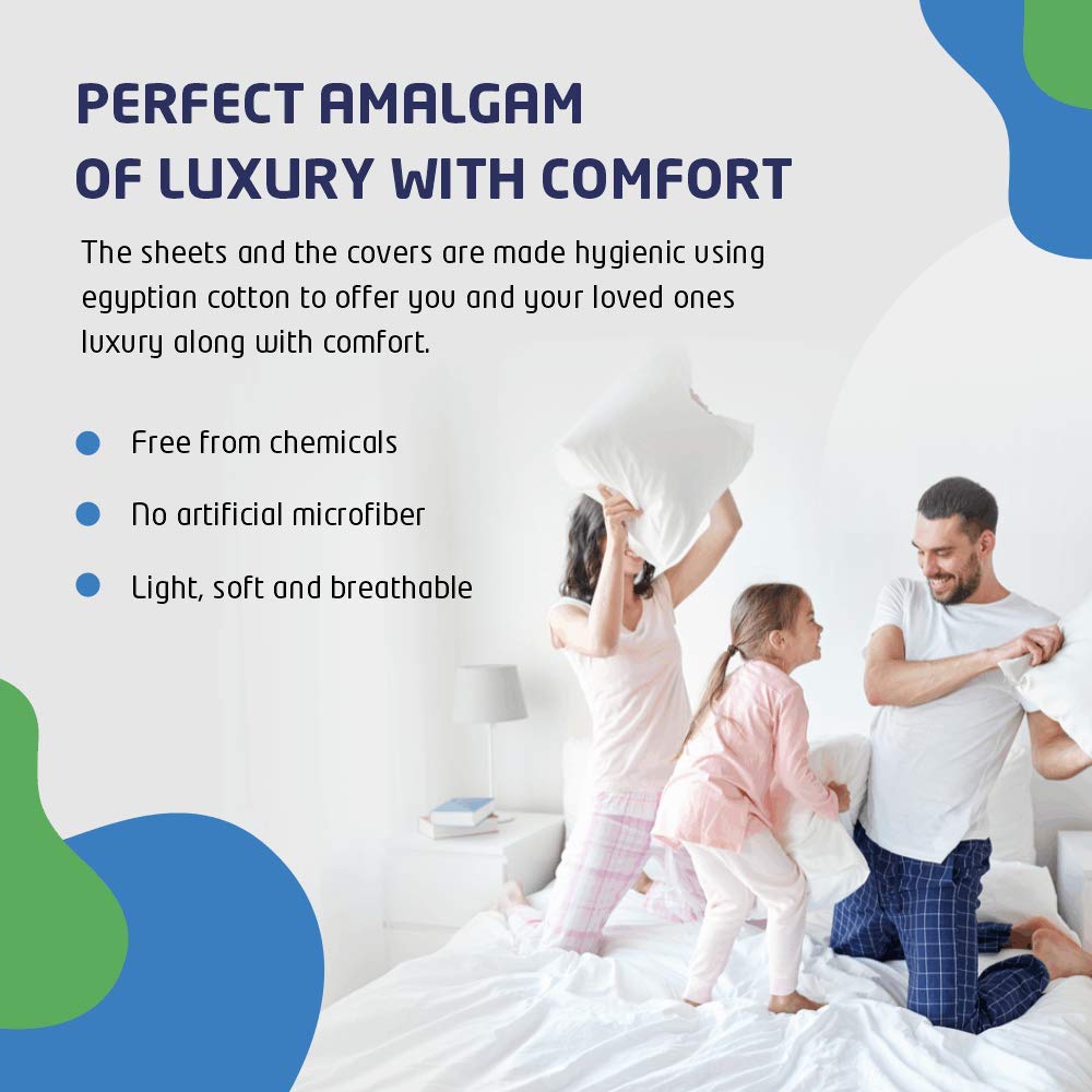 PLUSHY COMFORT 600 thread count sheets for durability and luxury