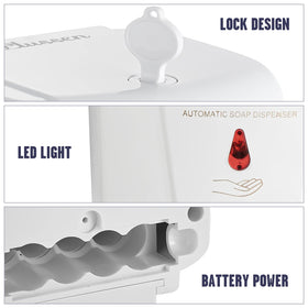 PLUSSEN touchless sensor activation ensures hygienic handwashing in public spaces.