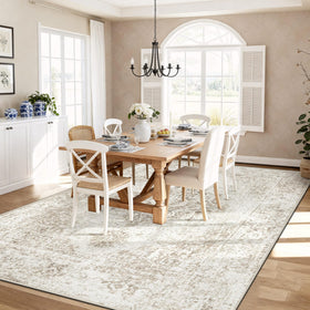PMTSNS machine-washable rug simplifies deep cleaning and freshening.