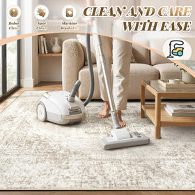 PMTSNS rug soft texture delivers cozy underfoot comfort in any seating area.