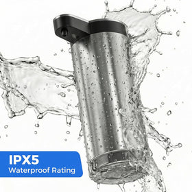Poaoed dispenser offers four adjustable levels for precise soap output and reduced waste.