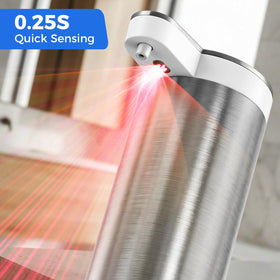 Poaoed four adjustable dispense levels customize output and reduce waste.