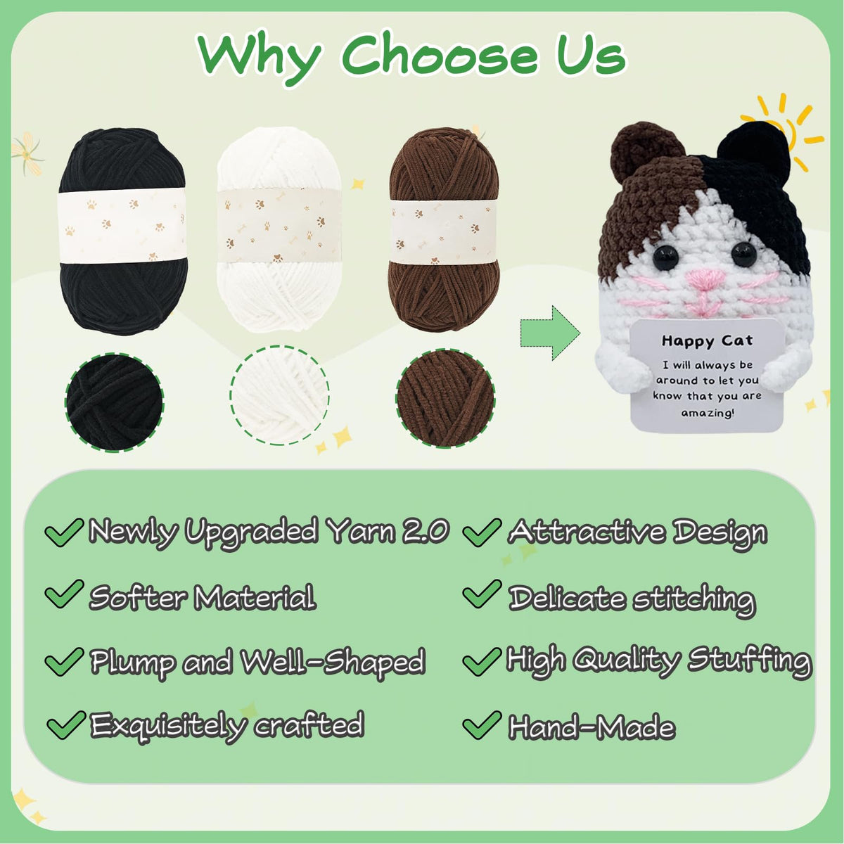 PoccroToys crochet rabbit mini figure, comforting friend for kids and adults.