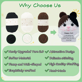 PoccroToys crochet rabbit mini figure, comforting friend for kids and adults.