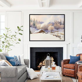 Podronale poster frames hung vertically or horizontally for flexible layout.