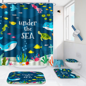 Poedist non-slip bath rug absorbs water quickly to reduce slips.