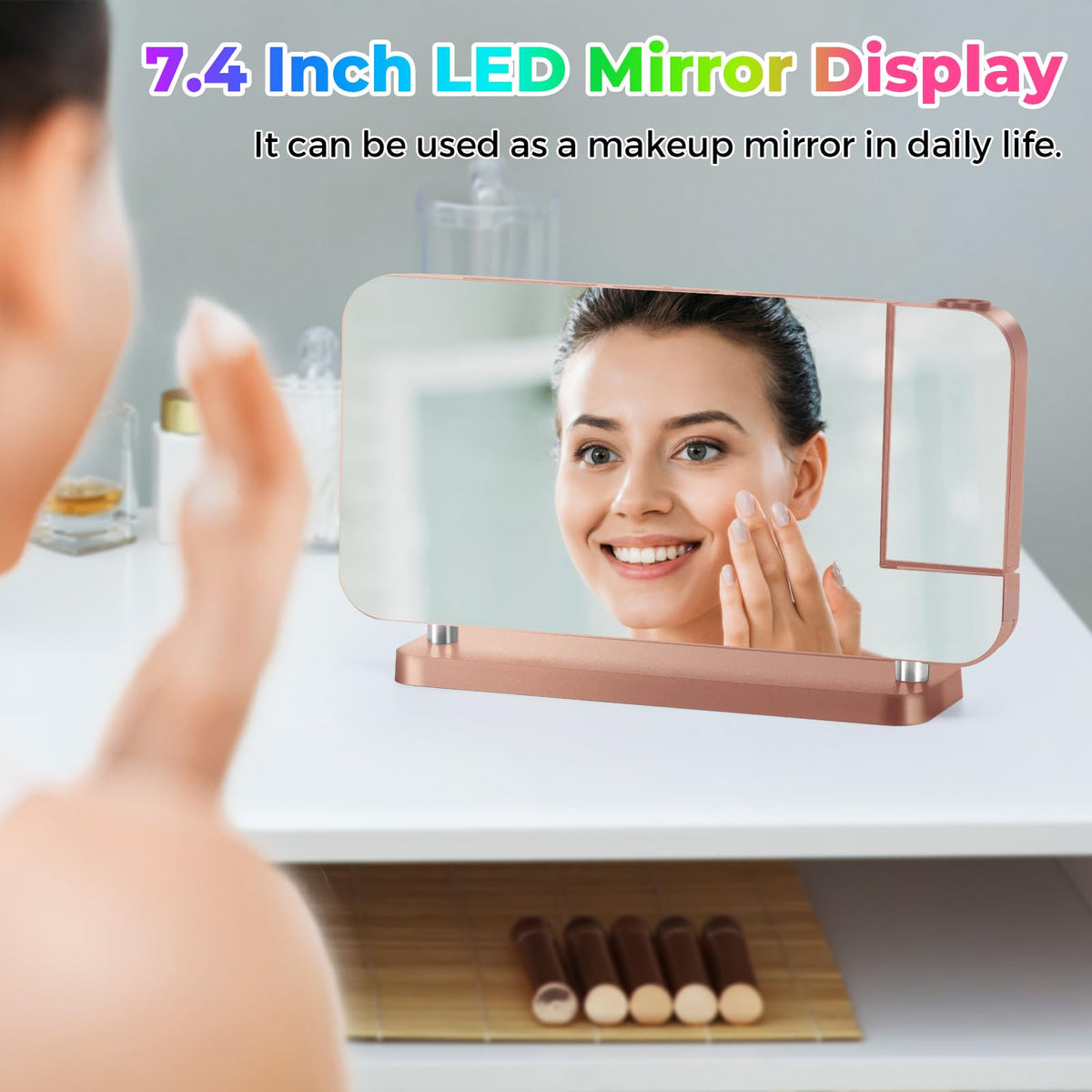 Poeroa projector clock extra-loud alarm for heavy sleepers.