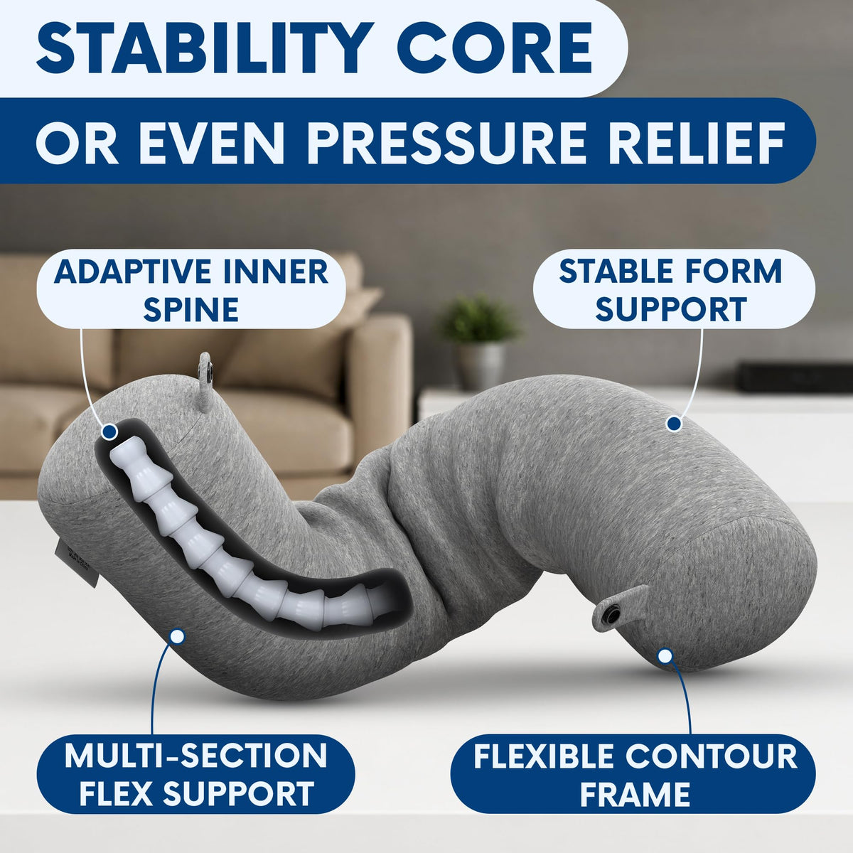 Point2Points Twist memory foam core delivers durable comfort with lasting shape