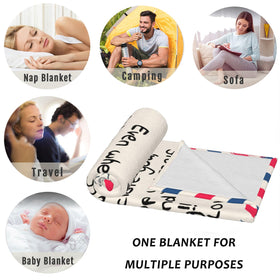 Poitvd mom blanket gift-ready packaging suited for holidays and celebrations