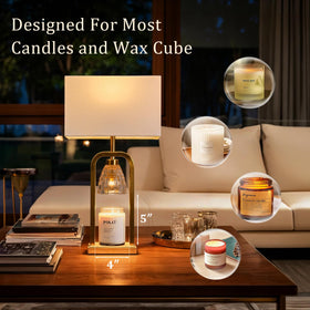 PoKat living room decor glow and fragrance release from candle warmer