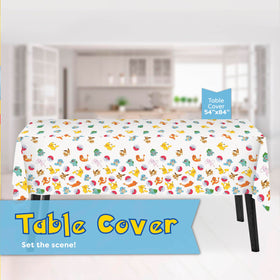Pokemon napkins six-and-a-half inches absorbent for quick spills and fuss-free cleanup.