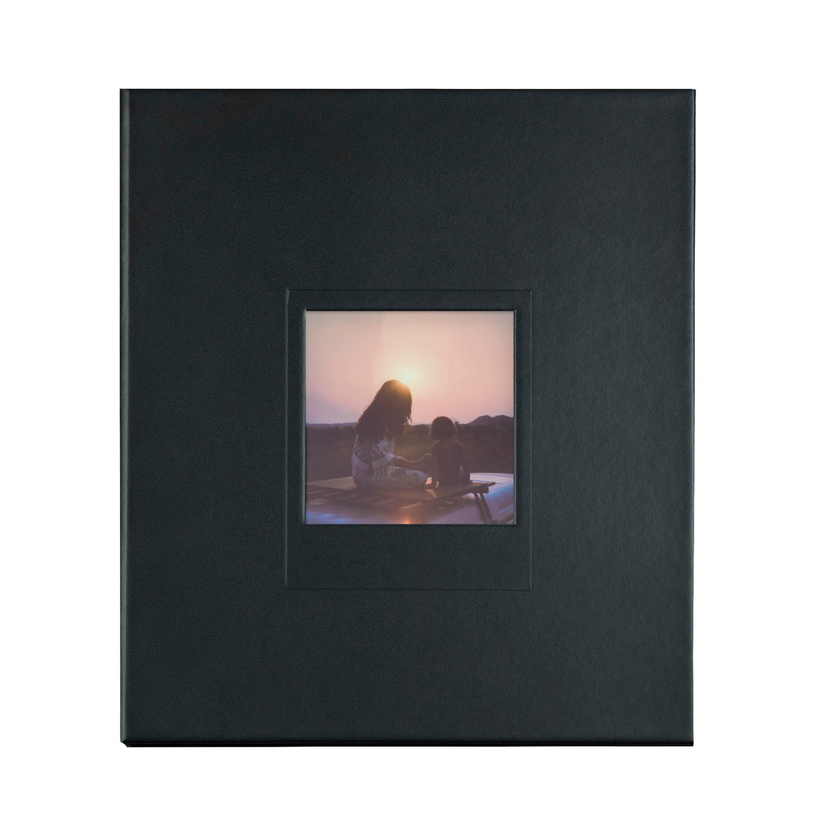 Polaroid Photo Album Black pages hold up to 160 photos in order.