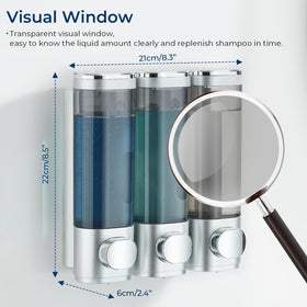 Pollock lockable dispenser design helps secure contents in shared spaces.