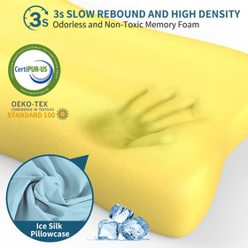 Polovo cervical pillow with two heights for personalized neck loft.