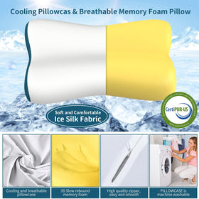 Polovo cooling skin-friendly pillowcase keeps you cool all night.