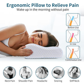 Polovo pillow feature breathable mesh sides for airflow.
