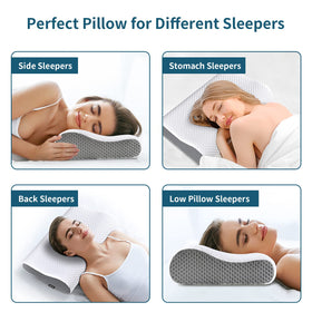 Polovo slow rebound memory foam returns to shape within seconds for stable support.