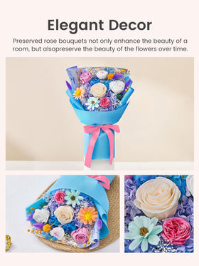 Polylove elegant home decor arrangement adds refined romantic ambiance to modern interiors