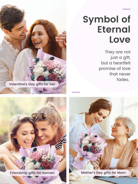 Polylove Forever Flower Bouquet offers zero-maintenance beauty without watering or sunlight