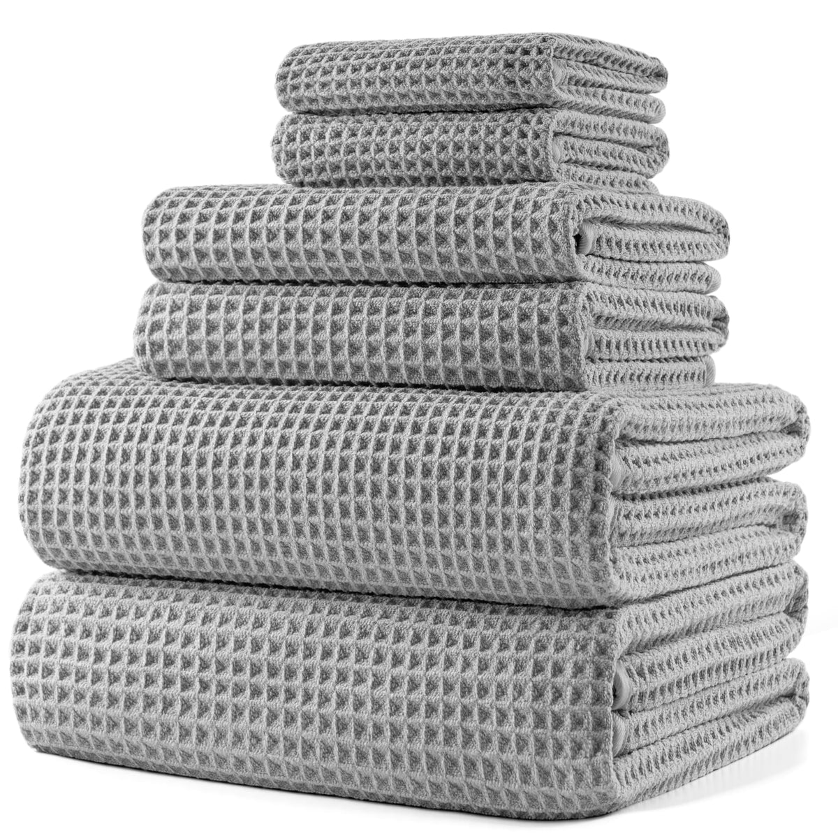 POLYTE 430gsm bath towel in 30x60 size for fast, plush drying.