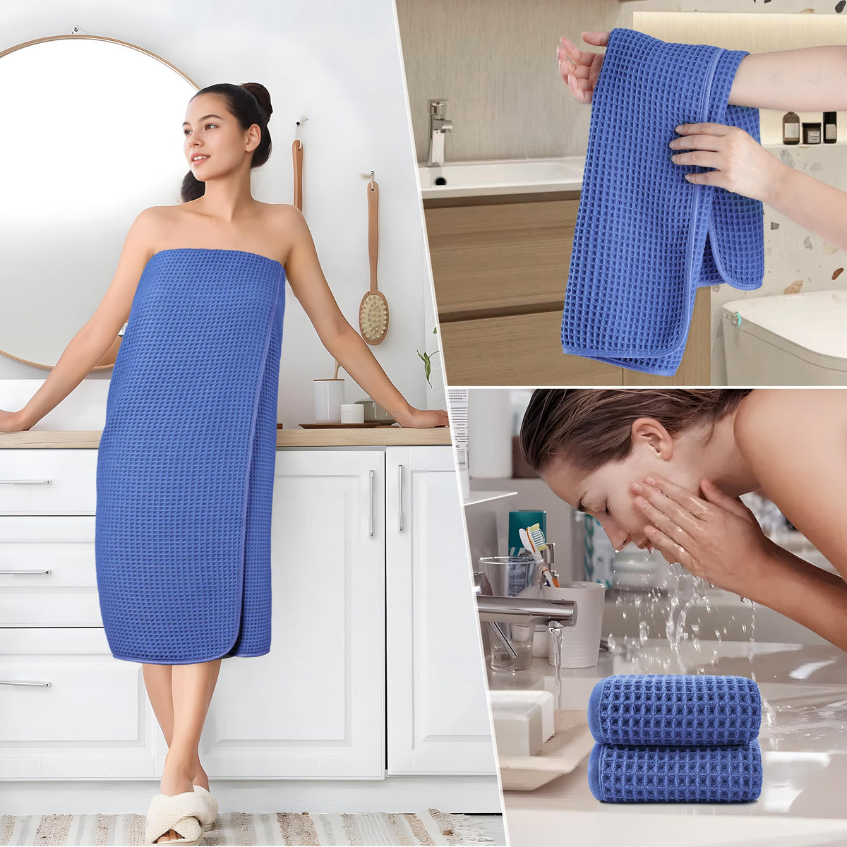 POLYTE deluxe-weight 430 gsm fabric for plush and quick-drying towels.