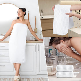 POLYTE deluxe-weight towel 400gsm, sturdy yet soft daily use.