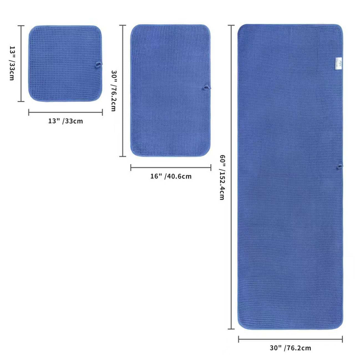 POLYTE hand towel 16x30 with waffle weave for daily use and softness.