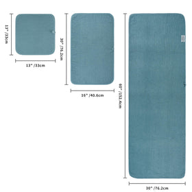 POLYTE waffle hand towel 16x30 inches, soft and fast-drying for everyday use.