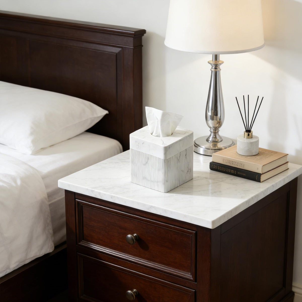 Polytree heavy-duty resin tissue holder offers a durable, premium feel