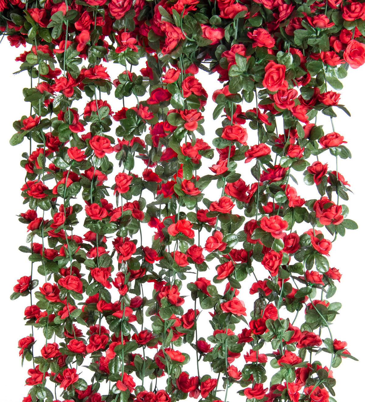 PONKING silk and plastic rose vines that resist wilting