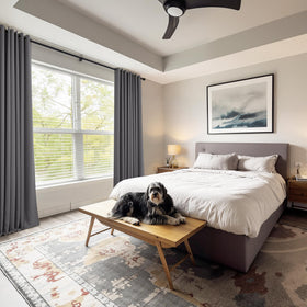 PONY DANCE blocks drafts, helping keep rooms warmer and cozier.