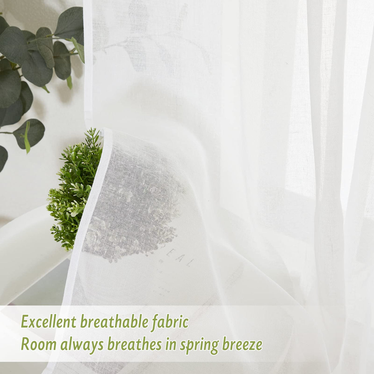 PONY DANCE rod-pocket and back-tab hanging demonstrates versatile window mounting.