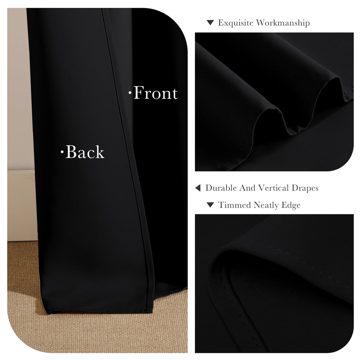 PONY DANCE blackout panels reducing noise for a calmer living space