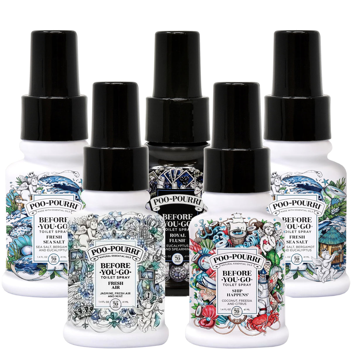 Poo-Pourri Original Citrus bottle with lemon-bergamot scent for pre-odor protection